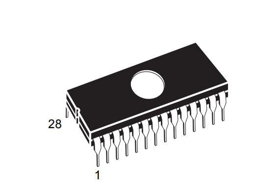 ST 意法半導體 微控制器 M27128A-2PI