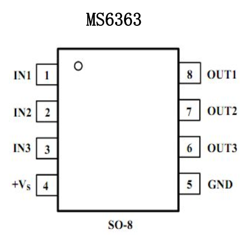 瑞盟 視頻驅動放大器 6階高清視頻濾波驅動 MS6363