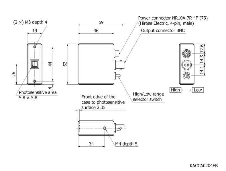 光電二極管模塊C10439-08(圖2)