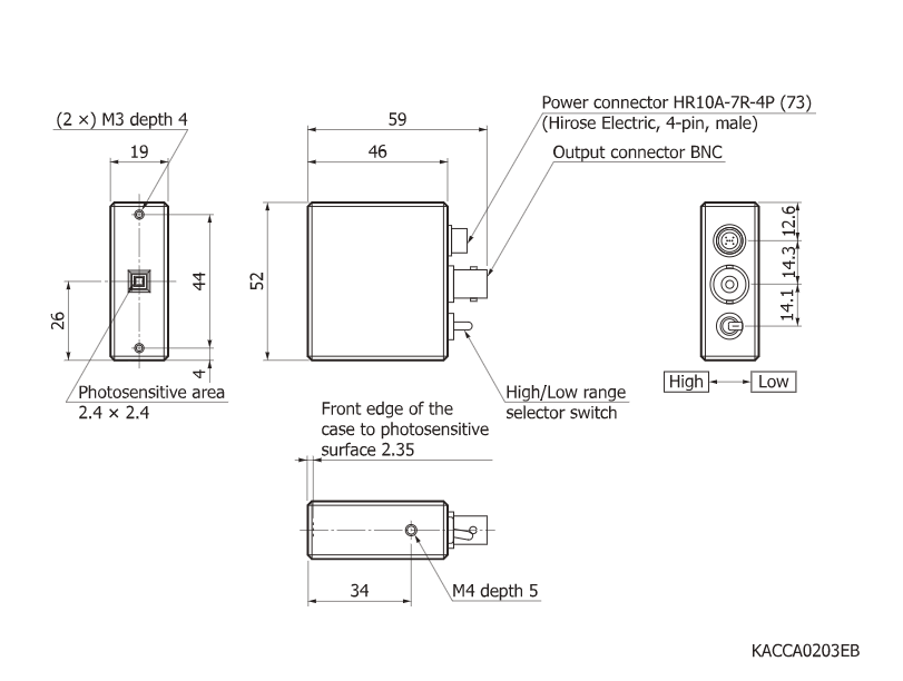 光電二極管模塊C10439-01(圖2)