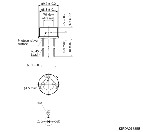 InGaAs PIN光電二極管G8370-83(圖2)