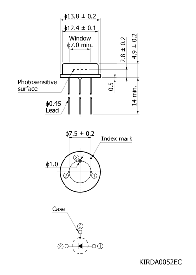 InGaAs PIN 光電二極管G12180-050A(圖2)