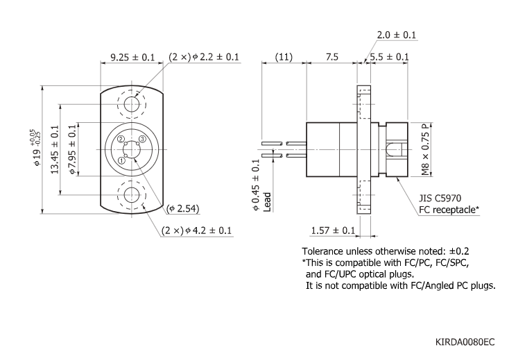 InGaAs PIN 光電二極管G9801-32(圖1)