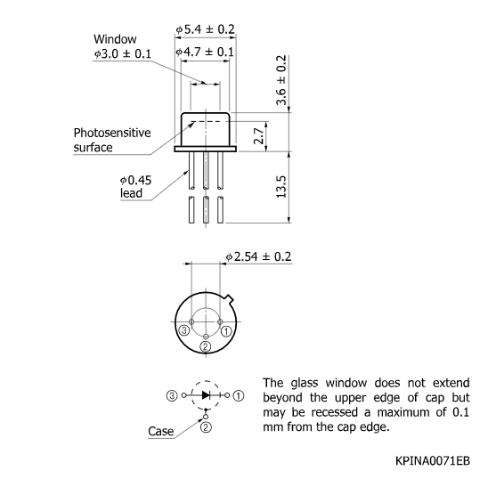 硅PIN光電二極管S9055-01(圖2)