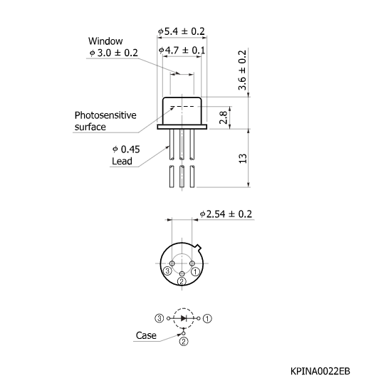 硅PIN光電二極管S5973(圖2)