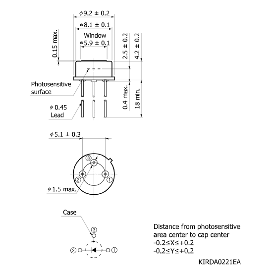 InGaAs PIN光電二極管G10899-03K(圖2)