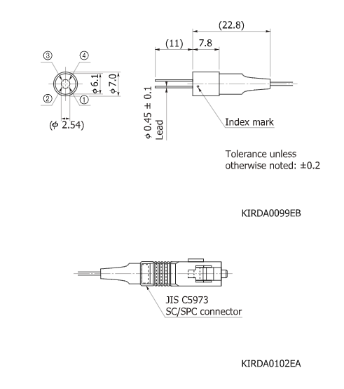 帶前置放大器的InGaAs PIN光電二極管G9822-11(圖1)