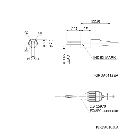 InGaAs PIN光電二極管G8195-12(圖1)