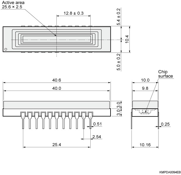 NMOS線陣圖像傳感器S3904-1024F(圖2)