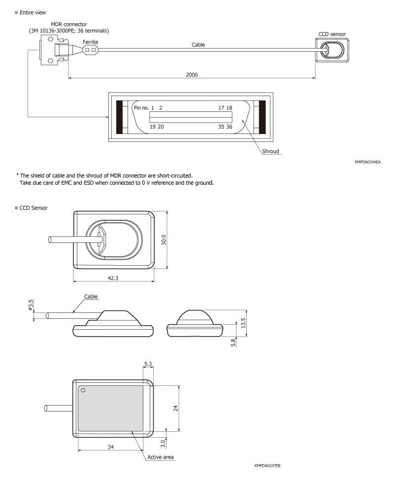 濱松 X射線CCD面陣圖像傳感器 S10811-11(圖1)