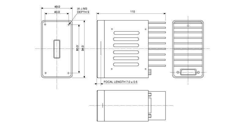 NMOS用多通道探測(cè)器頭C5964-1010(圖2)