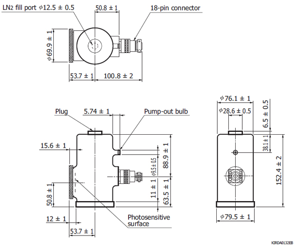 銻化銦InSb光伏探測器 P4247-16(圖2)