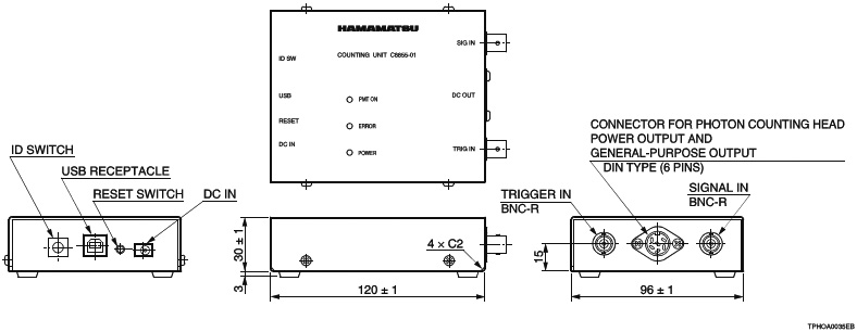 計(jì)數(shù)單元 C8855-01(圖3)