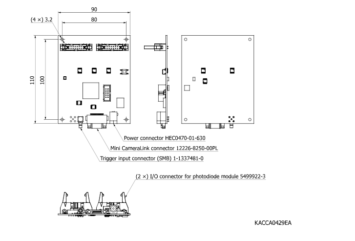 濱松 X射線硅光電二極管模塊信號(hào)處理單元 C13938(圖1)